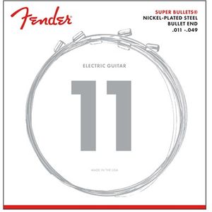 Fender 3250's Super Bullets Nickelplated Steel Electric Guitar Strings 3250M Medium 11-49