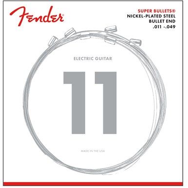 Fender 3250's Super Bullets Nickelplated Steel Electric Guitar Strings 3250M Medium 11-49