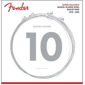 Fender 3250's Super Bullets Nickelplated Steel Electric Guitar Strings 3250R Regular 10-46