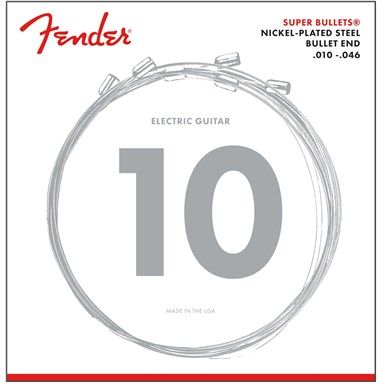 Fender 3250's Super Bullets Nickelplated Steel Electric Guitar Strings 3250R Regular 10-46