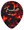 Fender 347 Shape Classic Celluloid Picks, Large Teardrop 347-900 Shell Heavy 12 Pack