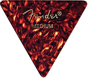 Fender 355 Shape Classic Celluloid Triangle Guitar Picks 355-800 Shell Medium 12 Pack