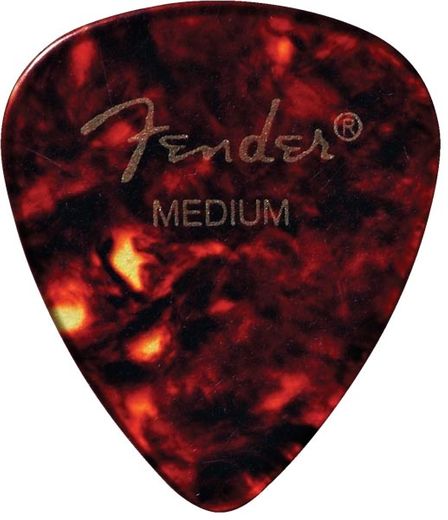 Fender 451 Shape Classic Celluloid Picks 451-800 Shell Medium 12 Pack