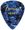 Fender Premium Colored Celluloid Guitar Picks 351 Blue MOTO Heavy 144 Bag