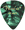 Fender Premium Colored Celluloid Guitar Picks 351 Green MOTO Heavy 12 Pack