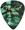 Fender Premium Colored Celluloid Guitar Picks 351 Green MOTO Medium 12 Pack