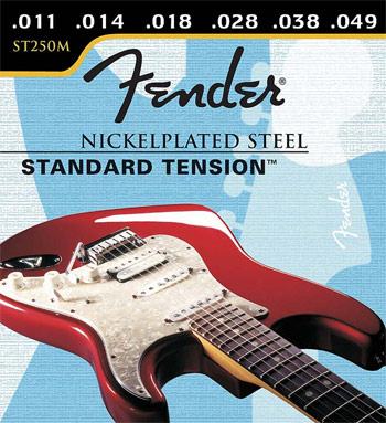 Fender Standard 250's Nickelplated Steel Electric Guitar Strings