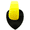 Fred Kelly Delrin Bumblebee Teardrop Pick D5T-L Bumblebee Teardrop Lt 3 Pack