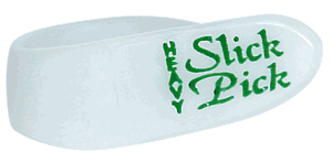 Fred Kelly Delrin Slick Pick Thumbpick - Bag of 24 D2B-H-24 Delrin Large Heavy - White