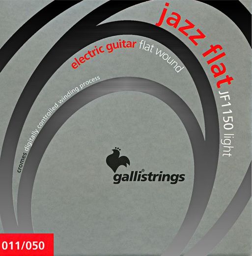 Galli Chrome Steel Flat Wound Electric Guitar Strings JF1150 Light 11-50