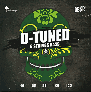 Galli D-Tuned Bass Guitar Strings DB5R 45-130