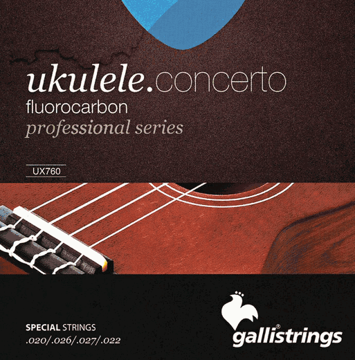 Galli Fluorocarbon Professional Series Ukulele Strings UX760 Concerto