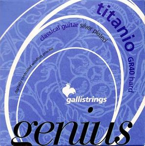 Galli GR40 Titanium Genius Classical Guitar Strings Hard Tension