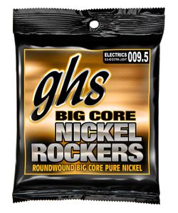 GHS Big Core Nickel Rockers Pure Nickel Electric Guitar Strings BCXL Extra Light 9.5-42