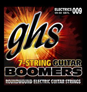 GHS Boomers 7-String Electric Guitar Strings GB7L Extra Light 9-58