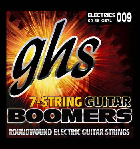 GHS Boomers 7-String Electric Guitar Strings GB7L Extra Light 9-58