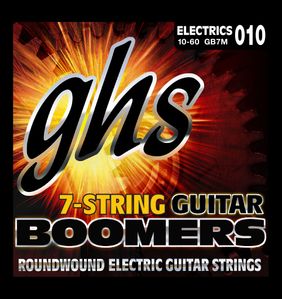 GHS Boomers 7-String Electric Guitar Strings GB7M Medium 10-60
