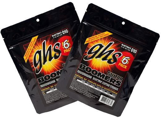 GHS Boomers Electric Guitar Strings - 12 Pack