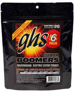 GHS Boomers Electric Guitar Strings - 6 Pack GBL-6P Light 10-46