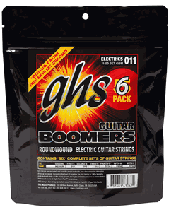 GHS Boomers Electric Guitar Strings - 6 Pack GBM-6P Medium 11-50
