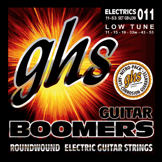 GHS Boomers Electric Guitar Strings GB-LOW Low 11-53