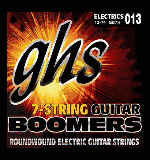 GHS Boomers GB7H 7-String Electric Guitar Strings Heavy 13-74