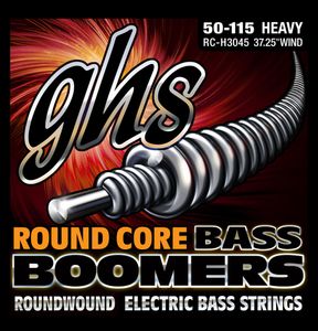 GHS Boomers Round Core Electric Bass Strings RC-H3045 Heavy 50-115