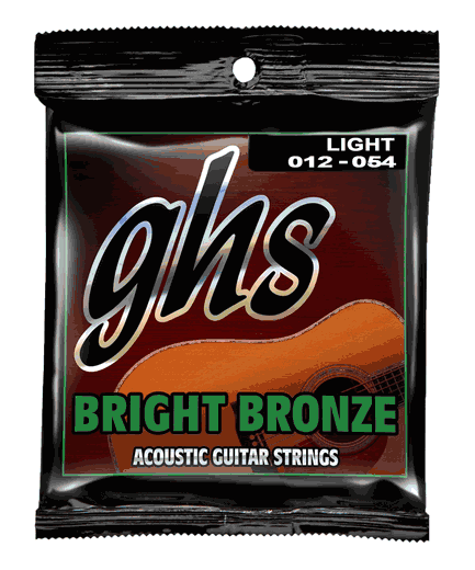 GHS Bright Bronze Acoustic Guitar Strings BB30L Light 12-54