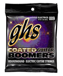 GHS Coated Boomers Electric Guitar Strings CB-GBCL Custom Light 9-46