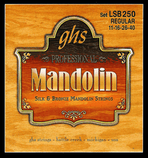GHS LSB250 Silk and Bronze Mandolin Strings, Regular 11-40