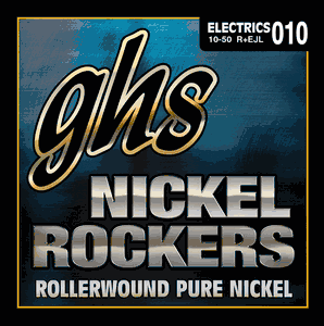 GHS Nickel Rockers Electric Guitar Strings  R+EJL Custom Light 10-50