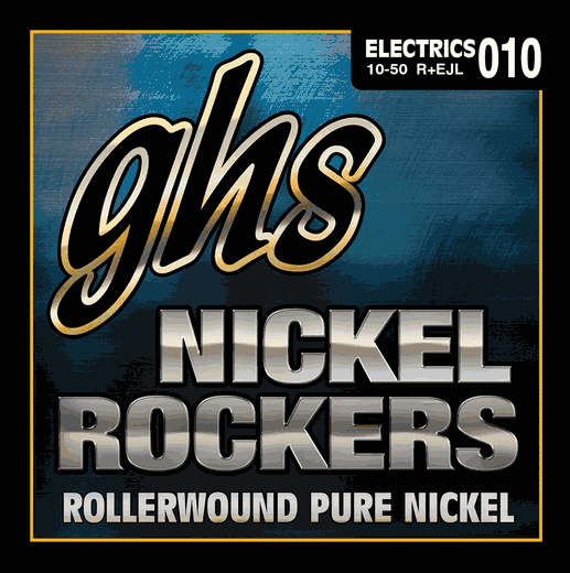 GHS Nickel Rockers Electric Guitar Strings  R+EJL Custom Light 10-50