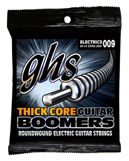 GHS Thick Core Boomers Electric Guitar Strings HC-GBXL Extra Light 9-43