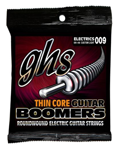 GHS Thin Core Boomers Electric Guitar Strings TC-GBCL Custom Light 9-46