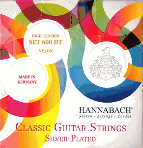 Hannabach 600 Silver-Plated Classical Guitar Strings 600HT High Tension