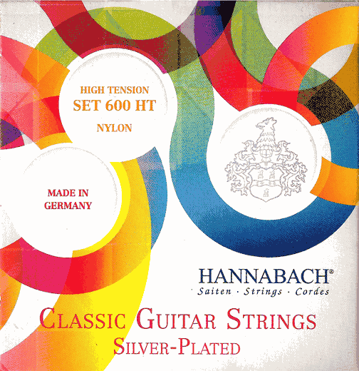 Hannabach 600 Silver-Plated Classical Guitar Strings 600HT High Tension