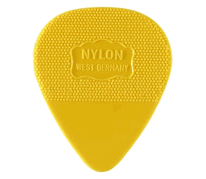 Herdim Standard Nylon Guitar Pick - U2's The Edge Favorite Pick 111 Thin Yellow .63 mm
