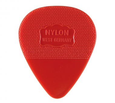 Herdim Standard Nylon Guitar Pick - U2's The Edge Favorite Pick 112 Medium Red .87 mm