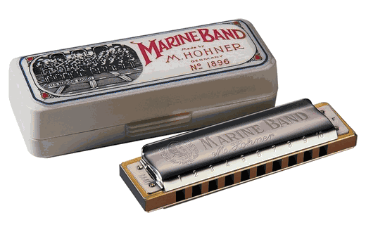 Hohner 1896 Marine Band Harmonica / Blues Harp 1896BX-F Key of F
