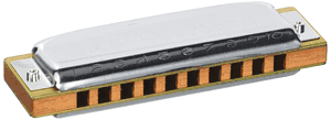 Hohner 532 Blues Harp Harmonica/Blues Harp 532BX-D Key of D
