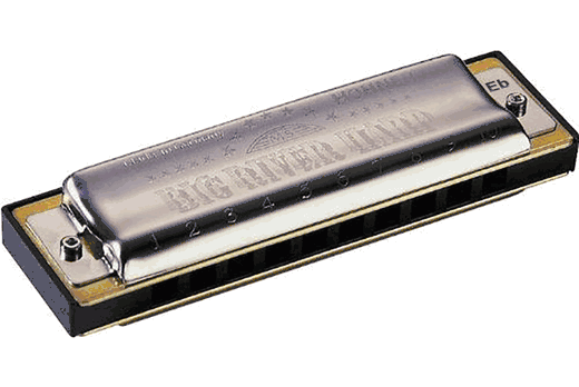 Hohner 590 Big River Harp Harmonica/Blues Harp 590BX-Eb Key of Eb