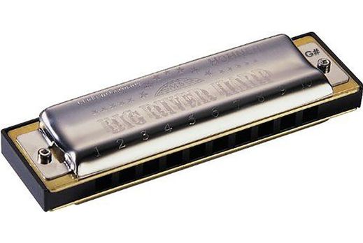 Hohner 590 Big River Harp Harmonica/Blues Harp 590BX-GSHRP Key of G Shrp