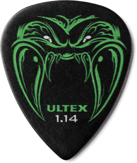 Jim Dunlop Black Fang Ultex Guitar Pick 112 1.14mm 36 Refill Bag