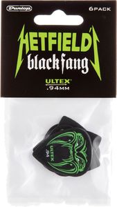 Jim Dunlop Black Fang Ultex Guitar Pick 112 .94mm 6 Pack