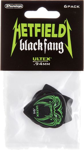 Jim Dunlop Black Fang Ultex Guitar Pick 112 .94mm 6 Pack