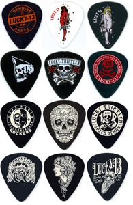 Jim Dunlop Lucky 13 Artist Series Guitar Picks, Refill Bag of 36 Helmet 1.0