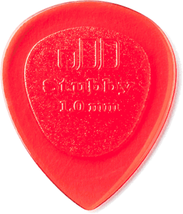 Jim Dunlop Stubby Jazz Guitar Picks 474 Red 1.0mm 24 Refill Bag