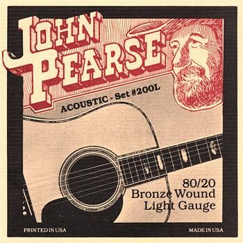 John Pearse 80/20 Bronze Acoustic Guitar Strings