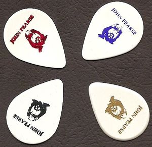 John Pearse Jazz Flat Guitar Picks - 2 for $.99 JAZZ-T Thin Red