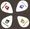 John Pearse Jazz Flat Guitar Picks - 2 for $.99 JAZZ-T Thin Red